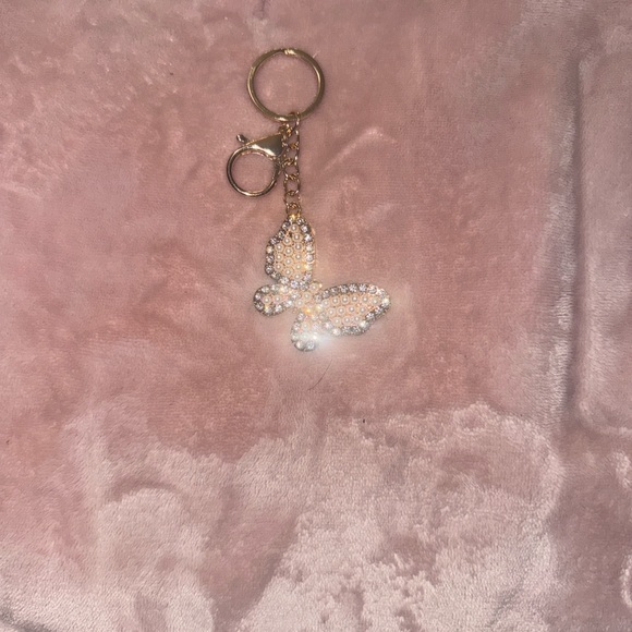Accessories - Gold tone Butterfly Keychain/bag charm
